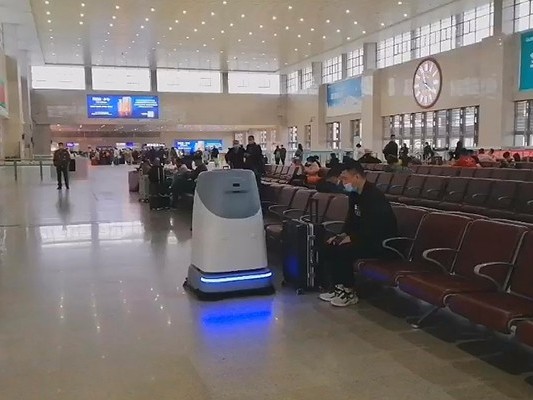 當高鐵站遇上坦力無人駕駛洗地車，奇跡發生了！